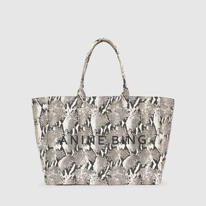 ANINE BING Canvas Leo Tote -Python